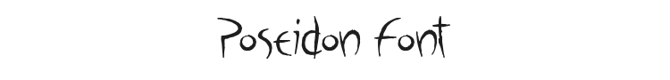 Poseidon Font Preview