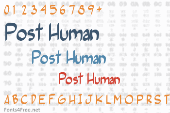 Post Human Font