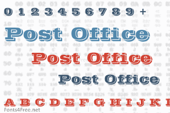 Post Office Font Download - Fonts4Free