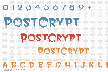 PostCrypt Font