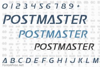 Postmaster Font