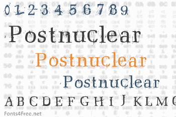 Postnuclear Font