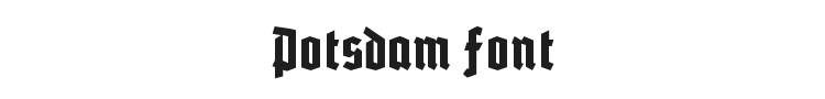 Potsdam Font Preview