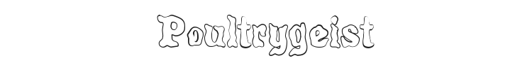 Poultrygeist Font