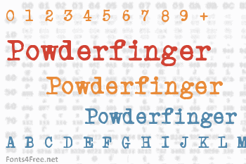 Powderfinger Font