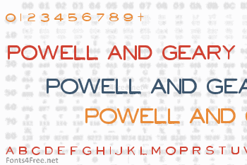 Powell and Geary Font