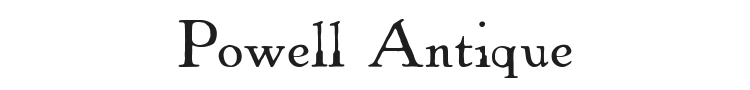 Powell Antique Font