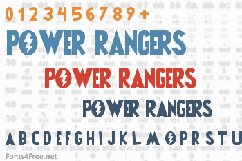 Power Rangers Font