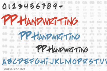 PP Handwriting Font