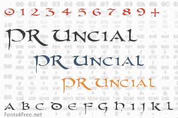 PR Uncial Font