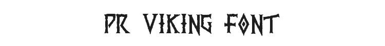 PR Viking Font Preview