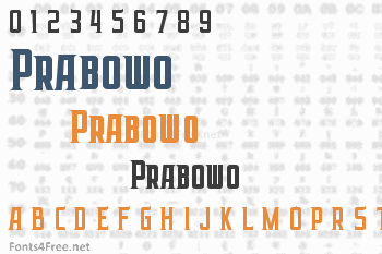 Prabowo Font