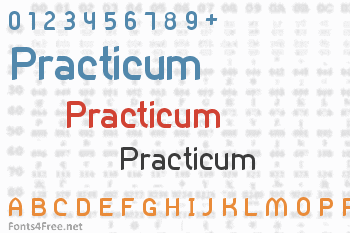 Practicum Font