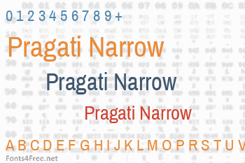 Pragati Narrow Font