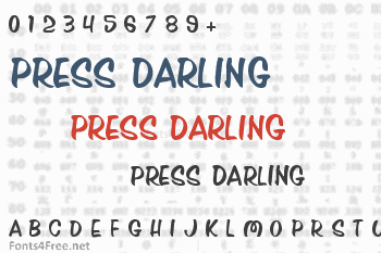 Press Darling Font