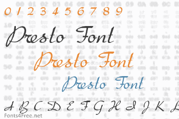 Presto Font