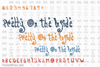 Pretty On The Inside Font