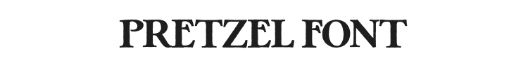 Pretzel Font