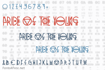 Pride Of The Young Font