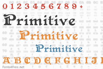 Primitive Font