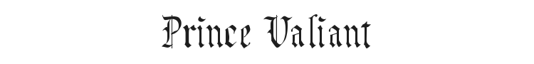 Prince Valiant Font