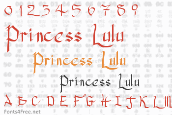 Princess Lulu Font