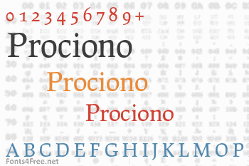 Prociono Font