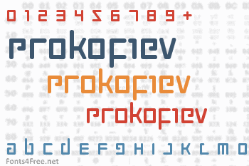 Prokofiev Font