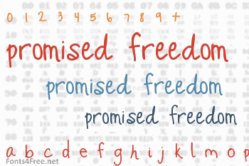 Promised Freedom Font