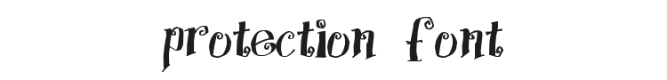 Protection Font