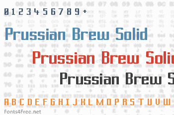 Prussian Brew Solid Font