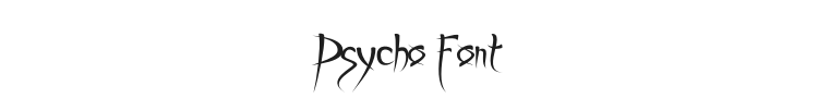 Psycho Font Preview