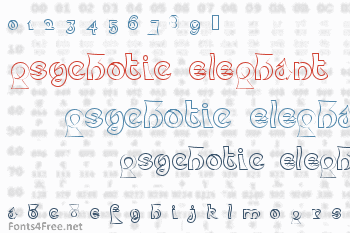 Psychotic Elephant Font