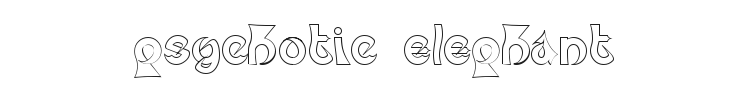 Psychotic Elephant Font