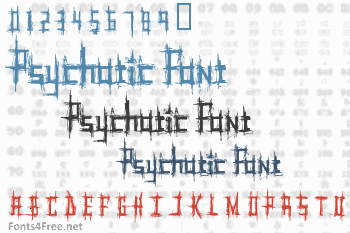 Psychotic Font