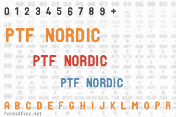 PTF Nordic Font