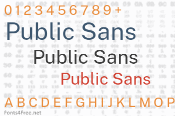 Public Sans Font