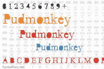 Pudmonkey Font