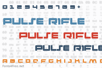 Pulse Rifle Font