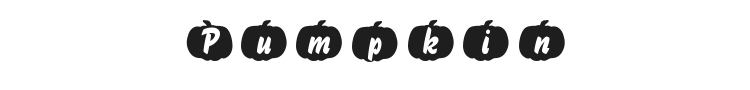 Pumpkin Font Preview