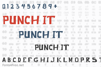 Punch It Font