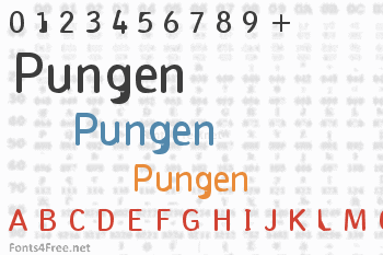 Pungen Font