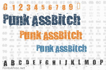 PunkAssBitch Font