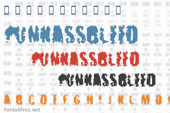 PunkAssBleed Font