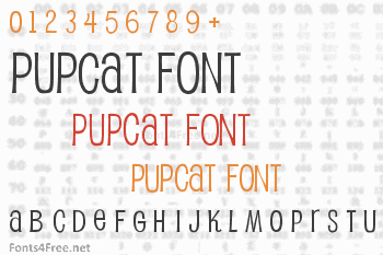 Pupcat Font