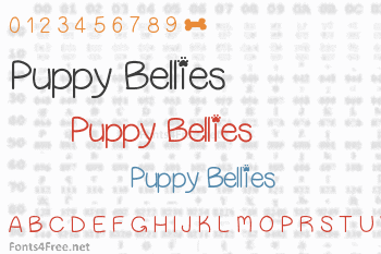 Puppy Bellies Font