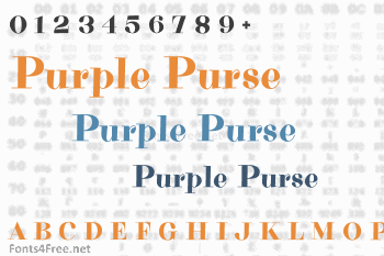 Purple Purse Font