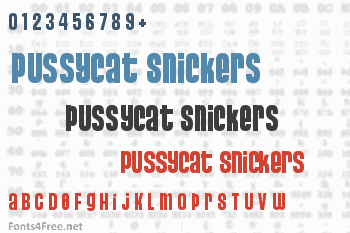 Pussycat Snickers Font