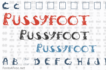 Pussyfoot Font
