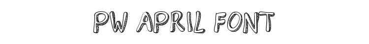 PW April Font Preview